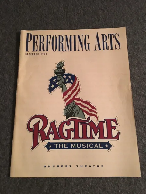 Collectible Theater Play Bill RAGTIME Musical Shubert Theater Performing Arts