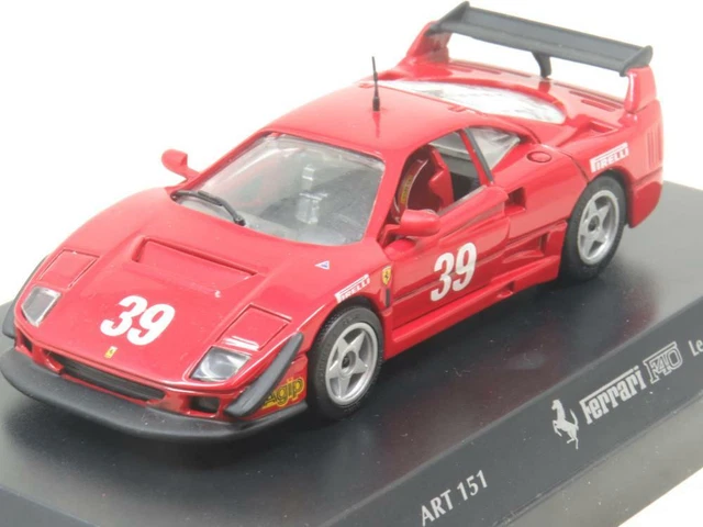 DETAIL CARS ART 151 Ferrari F40 Le Mans #39 Red 1 43 Scale Boxed 