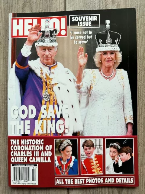 KING CHARLES III Souvenir Issue HISTORIC CORONATION Hello Special Edition God Sa