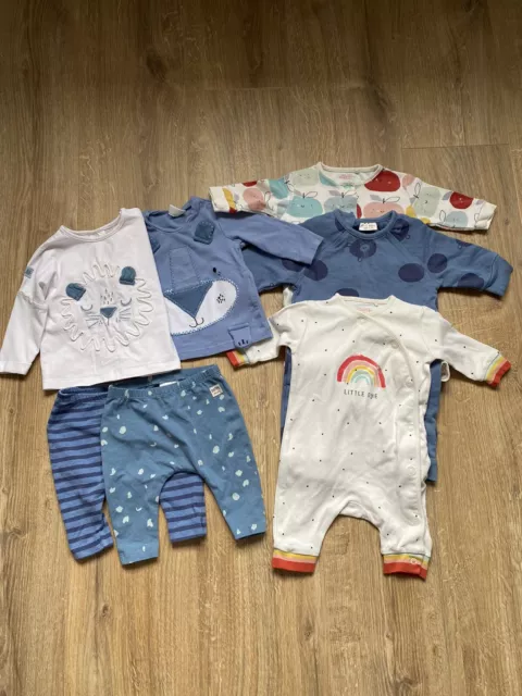 Next Baby Boy 0-3 Months Bundle - Rompers, Tops, Bottoms