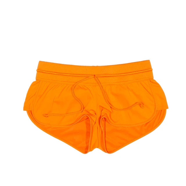 ADIDAS Stella McCartney pantaloncini sportivi arancioni sottili donna S W28