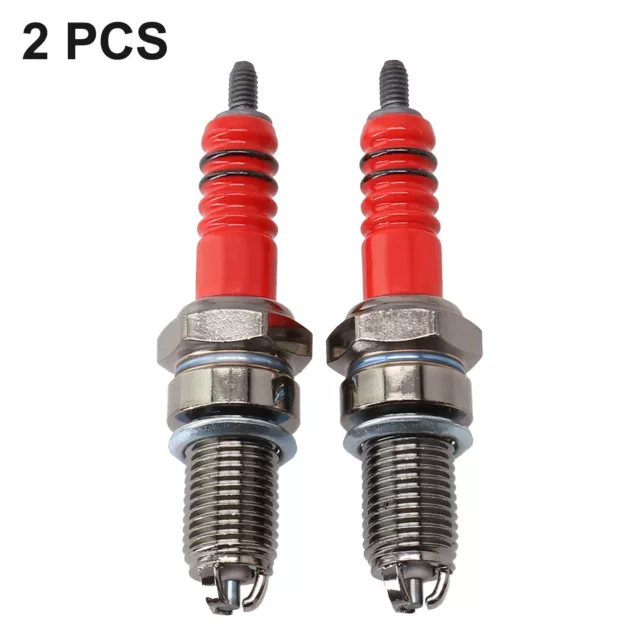 76mm D8TC Spark Plug For 125cc 150cc 200cc 250cc Chinese ATV Bike Motorcycle 2x