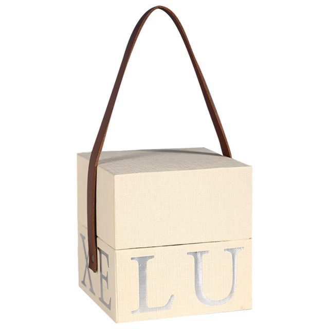 Boîte de bonbons 1pc boîte de rangement en papier d'emballage cadeau