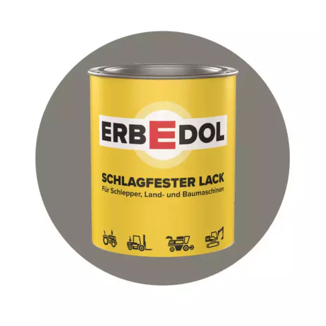 RAL 7023 betongrau Schlepperlack Lack Farbe lackieren 750 ml Büchner Erbedol
