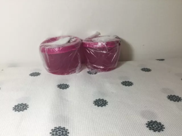 Tupperware Snack Cups - Set 2 - Pink - Brand New