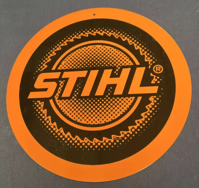 Stihl Chain Saw 12" Metal Tin Aluminum Sign