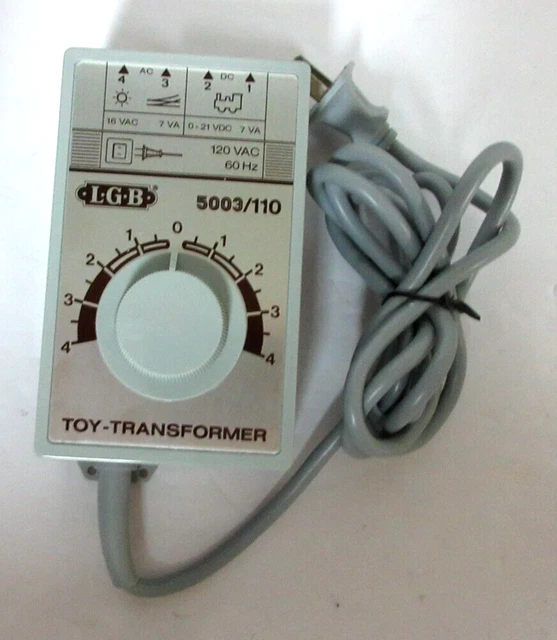 LGB LEHMANN TOY Train Transformer 5003/110 120 VAC 60 Hz 69.95 PicClick