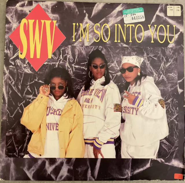 SWV 🔥I'm So Into You🔥12” US import Vinyl 1992 Classic R&B Anthem🔥