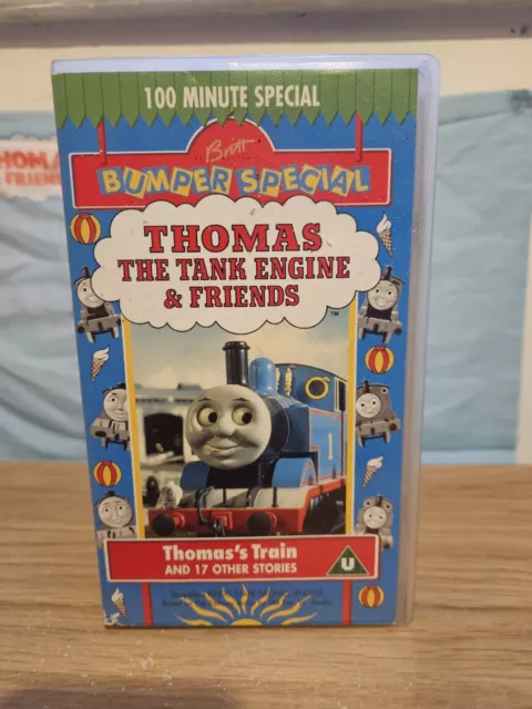 Thomas The Tank Engine & Friends - Thomas's Trains & 17 Other Stories 1995 VHS Thomas The Tank Engine & Friends - Thomas's Trains & 17 Other Stories 1995 VHS