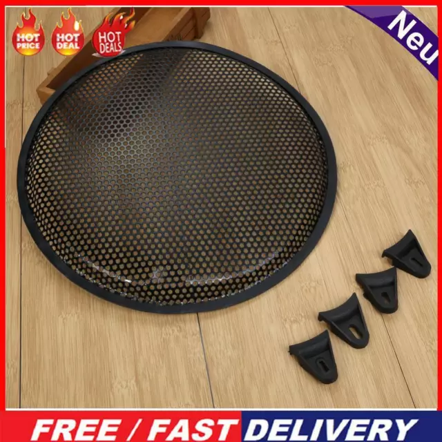 8/10/12 Inch Grill Mesh Black for Car Subwoofers and Loudspeakers (10inch)