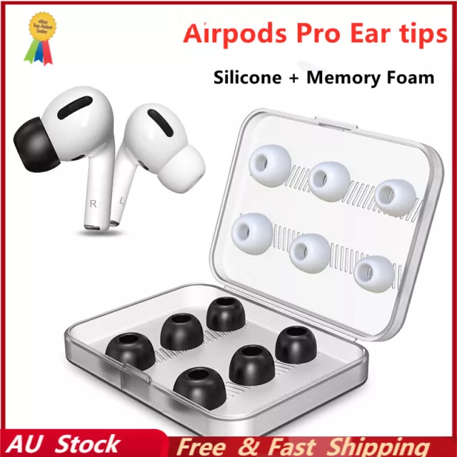 Box Replacement Memory Foam Silicone Earbuds Ear Tips For AirPods Pro Earphone