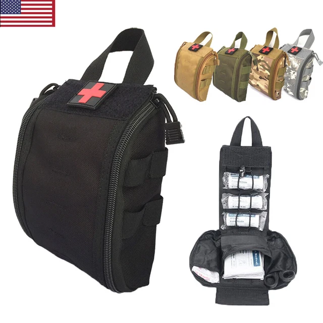 Tactical Molle Medical Pouch Bag First Aid EMT Emergency Survival Kit Waist Pack