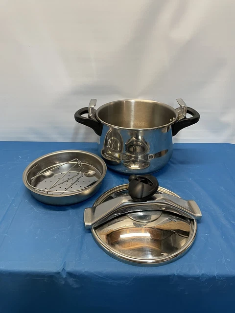 6L Pro Selections Pressure Cooker Fryer Canning 18/10 Vitro Induction Pot Great!