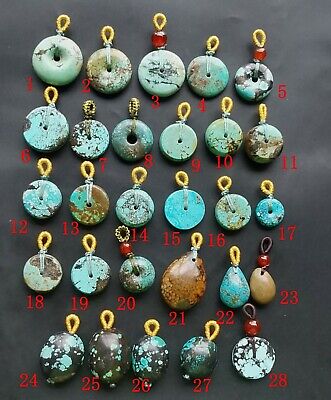 Genuine Hubei Turquoise beads,natural turquoise pendants,Teardrop,Donut, flower