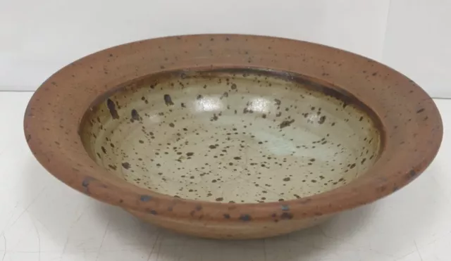 Assiette vide poche grès pyrité Gustave TIFFOCHE LA BORNE no puisaye deblander