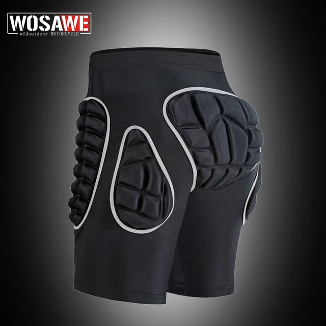 WOSAWE Hüftschutz Shorts Downhill Racing Impact Shorts EVA Padded Schutzkleidung