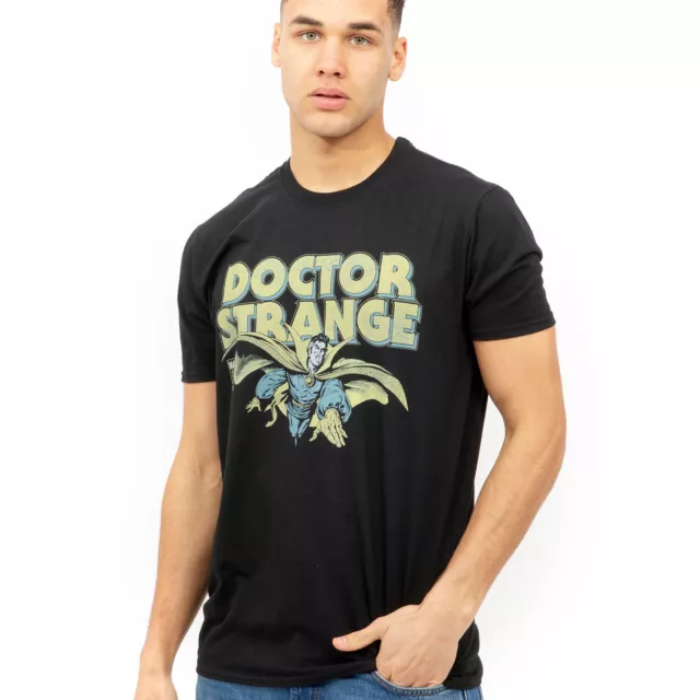 Official Marvel Mens Doctor Strange T-shirt Black S - XXL