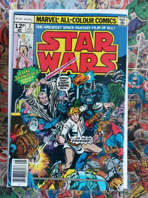 STAR WARS #2 FN/VF 1977 1st OBI WAN KENOBI Marvel