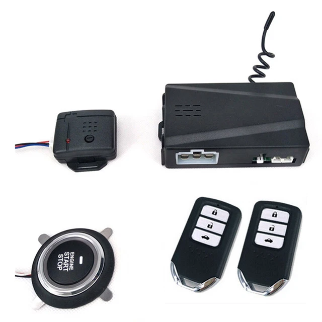 One-button Car Engine Starter Accessories Start Stop Keyless Entry Alarm System