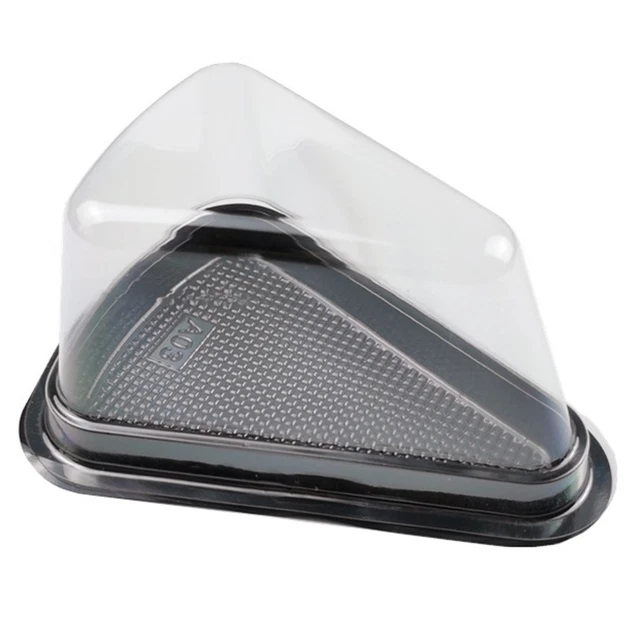 50 pz scatola di imballaggio display a prova di perdite trasparente profonda triangolare