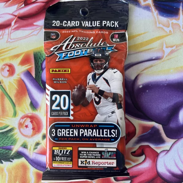 2022 PANINI ABSOLUTE NFL FOOTBALL VALUE FAT PACK - 20 Cards