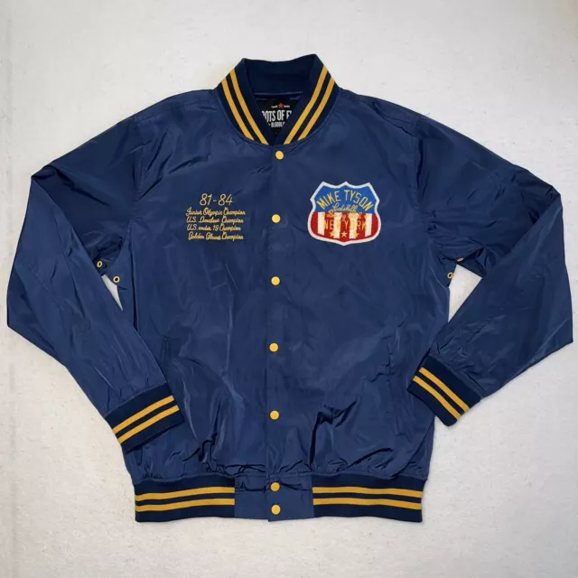 Roots of Fight Cassius Clay USA Lightweight Stadium Jacket - Small - Navy 