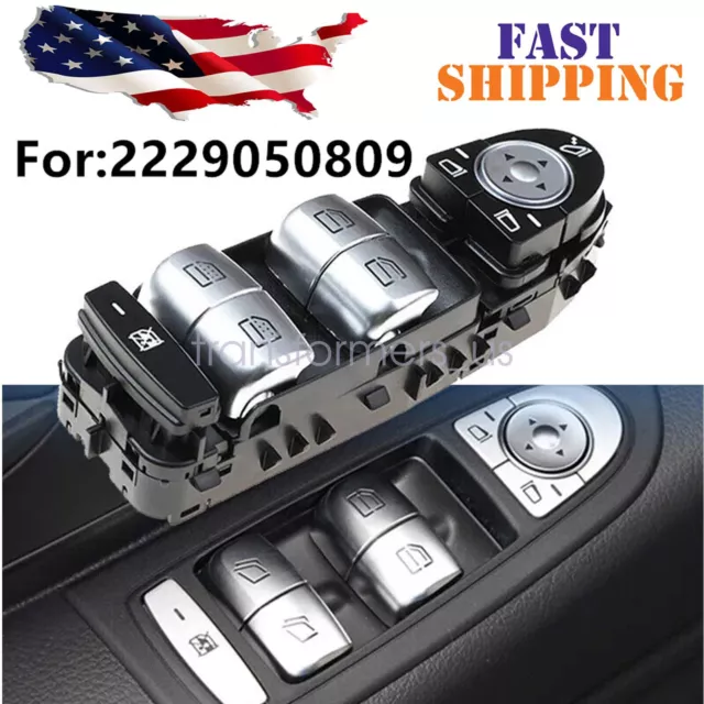 2229050809 Driver Door Power Window Switch For Mercedes W222 S350 S400 S550