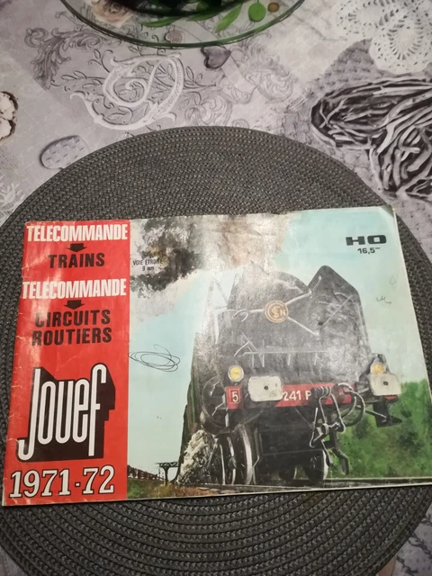 Lot De 7 Catalogues Jouef - Trains électriques Et Circuits Voitures - Années 60/70