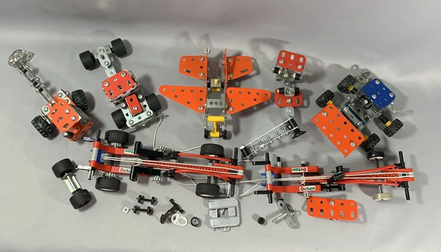 Vintage Erector Set Lot Meccano, Remco For *Parts Or Repair*