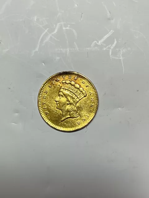 1856  $1 Gold Dollar Type 3 Liberty Head Ex Jewelry