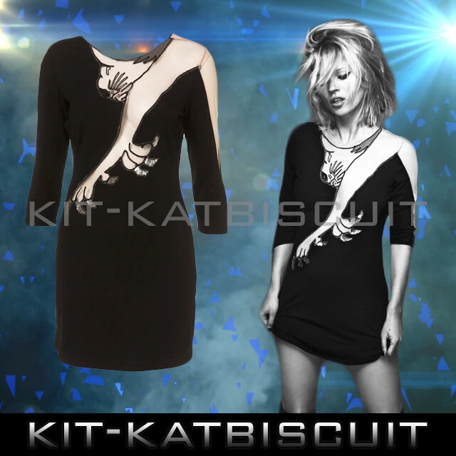 kate moss topshop panther dress