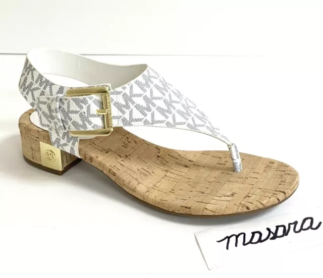 Michael michael kors london sales thong block heel sandals