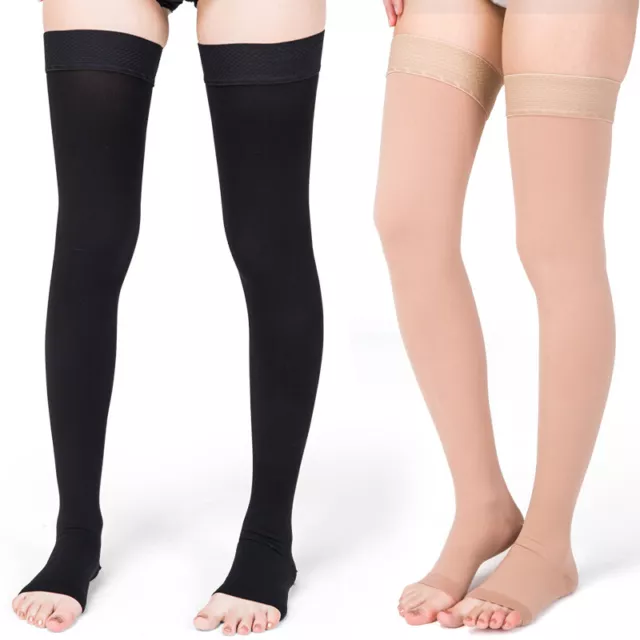 Thigh High Compression Stockings 20-30 mmHg Medical Socks Varicose Aching Feet