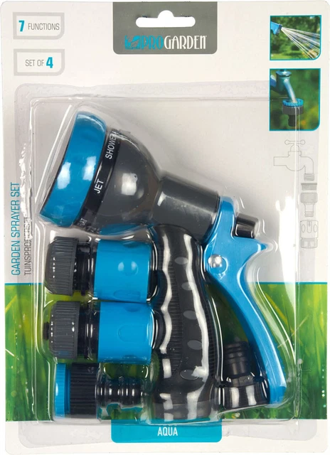 Progarden 5tlg Set Gartenbrause Handbrause Gartenspritze Spritzpistole  438840