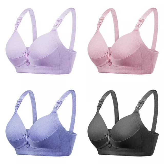 Sexy Women's Full Coverage Push Up Bra Plus 32-48 AA A B C Cup Wireless  Lingerie