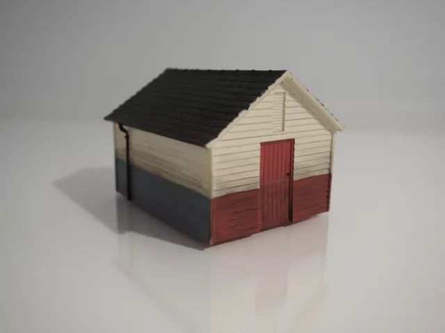 OO Scale 1:76 HORNBY Skaledale Boat Shed (2012) weathered and ready built model