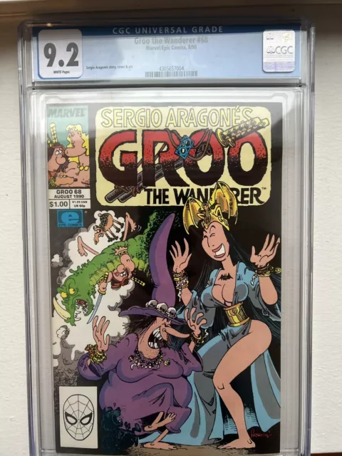 Groo the Wanderer #68, Marvel/Epic Comics, Aug 1990 9.2 CGC Grade