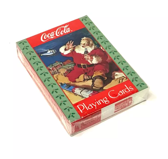 1992 Coca-Cola Coke Santa Claus Themed Playing Cards - NEW SEALED