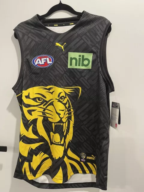 Richmond Tigers 2022 Training Guernsey Size Large Made By Puma Brand New