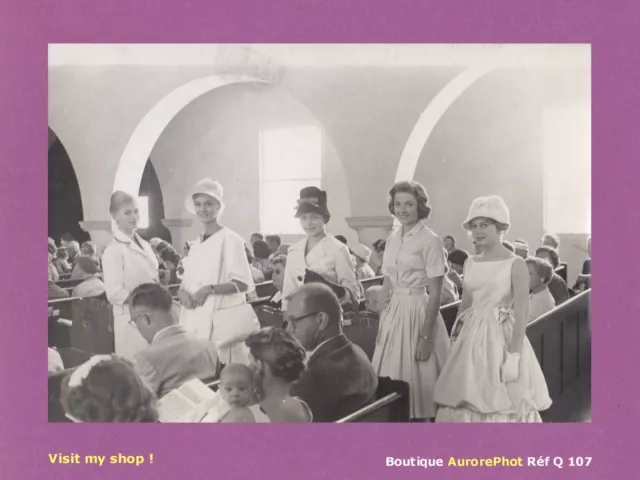 Photo De Presse 1960 : Élection "Miss Internationale", Messe À Los Angelès -Q107