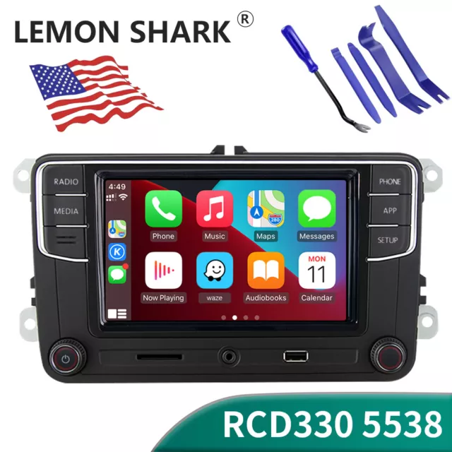 NONAME RCD330 RCD340G 187B Car Radio Stereo Carplay Android Auto tool For VW