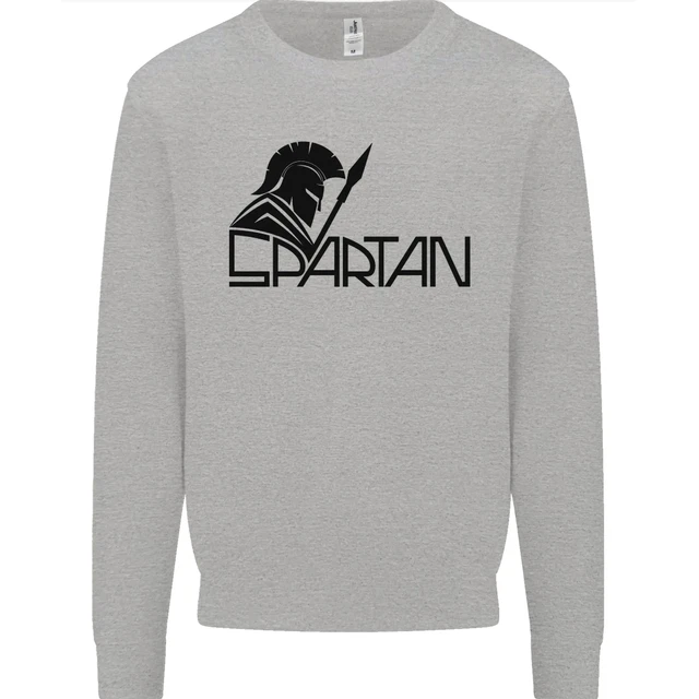 Spartan Gym Training Top Bodybuilding Mens Sweatshirt Jumper