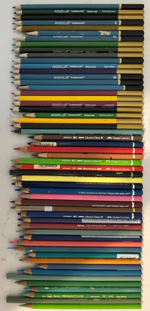 Mostly Prismacolor & Faber Germany Artist's Loft Colored Pencils Lot 54