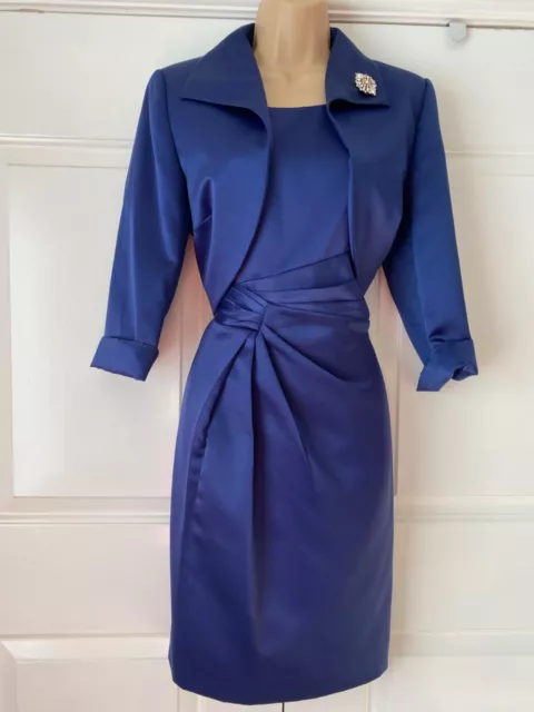 Precis Blue Mother Of The Bride / Occasion Outfit Size 14