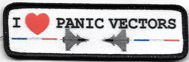 Patch aéronavale - PA Charles de Gaulle - CCA - I love panic vectors