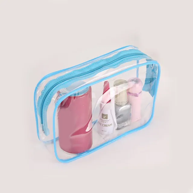 Clear Toiletry Cosmetic Transparent Set PVC Bags Travel Makeup Bag Pouch SML ‖