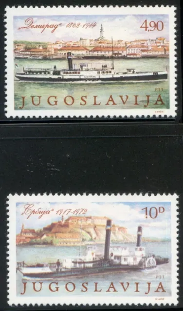 Yugoslavia 1979 MNH** Danube Conference*Puddle-Steamers*Ships*Transport 2v set