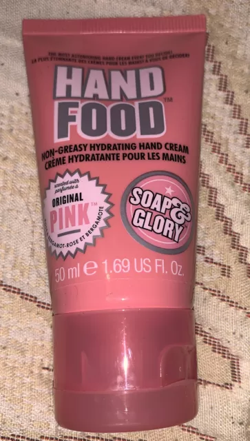 NUEVO Jabón y Gloria Alimentos Hidratantes Crema de Manos 50 ml - Tamaño de Viaje