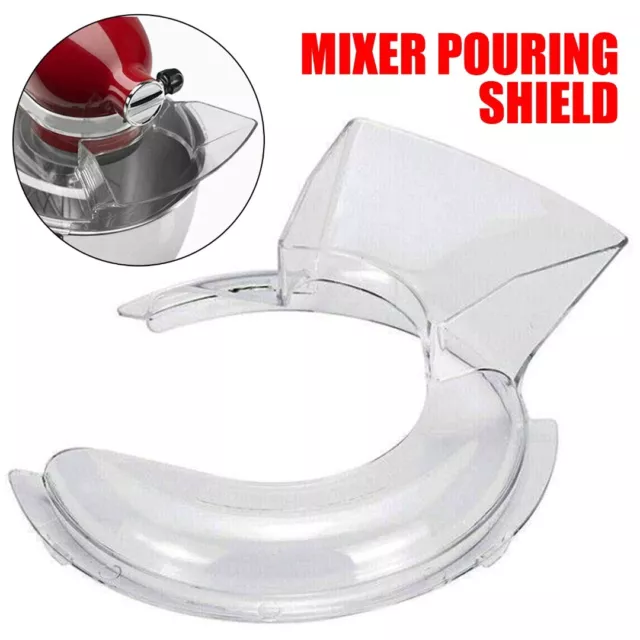 1Pc Pouring Shield for KA Mixer KN1PS 4.5-5qt,Kitchen Aid Bowl