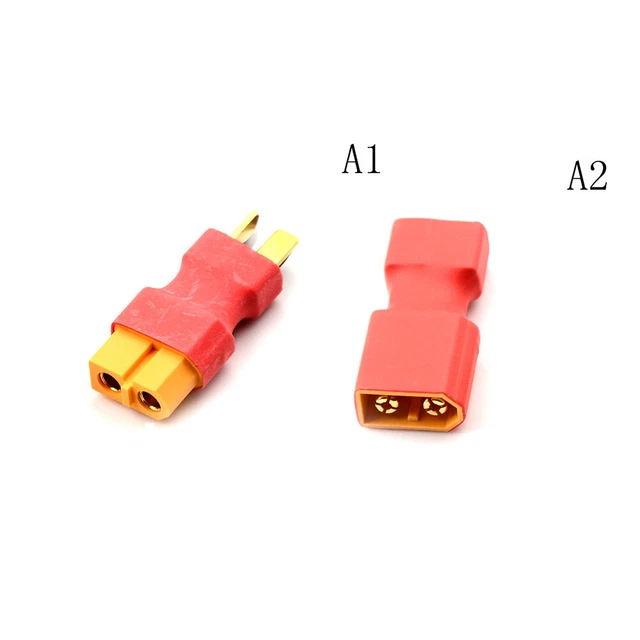 Vente 2 pièces adaptateur XT60 mâle vers prise femelle T Deans pour